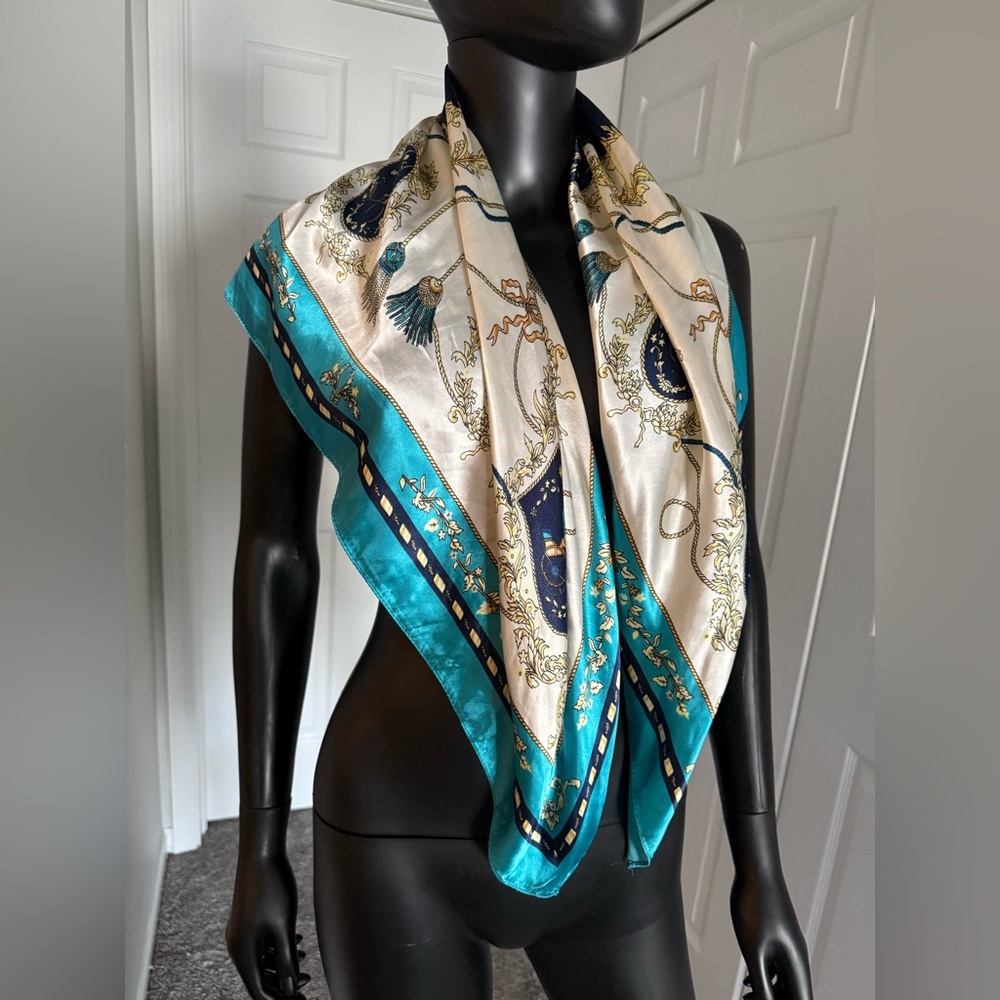 Blue Scarf - Picture 3 of 4